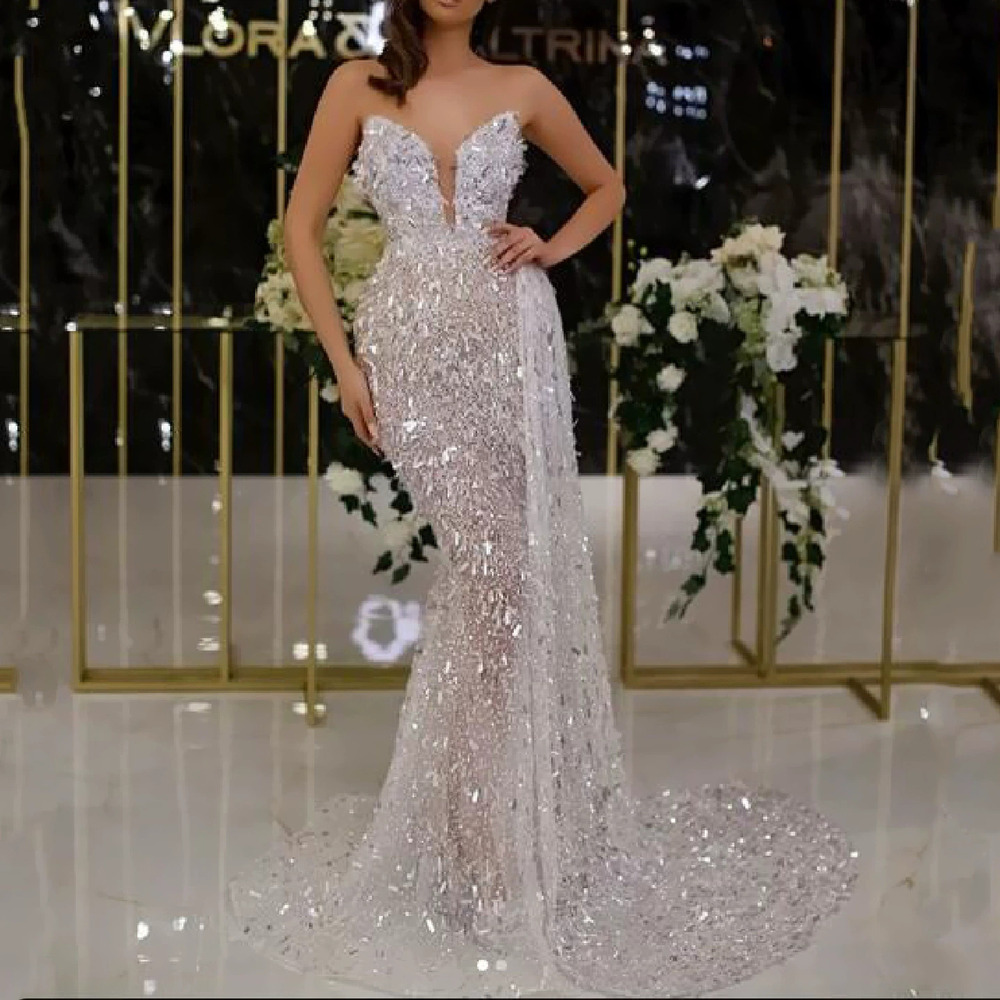 ZARA Spaghetti Strap Silver Foil Sexy Evening Party Gown